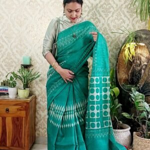 Printed Cotton Silk Saree